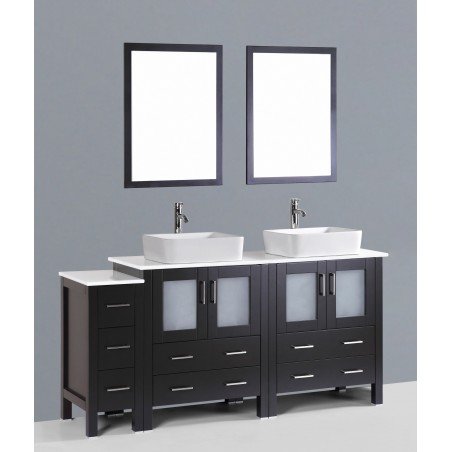 72" Bosconi AB230RC1S Double Vanity