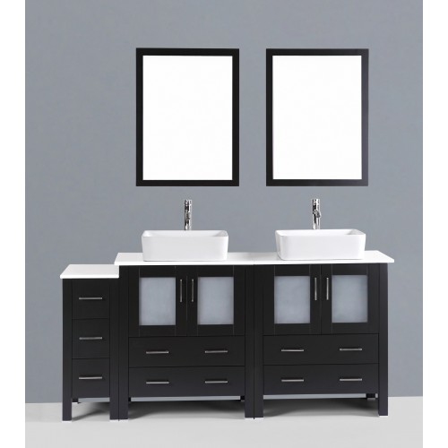 72" Bosconi AB230RC1S Double Vanity