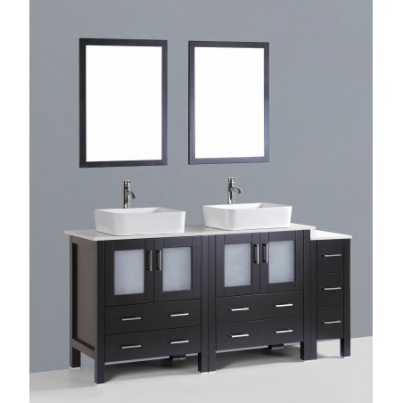 72" Bosconi AB230RC1S Double Vanity