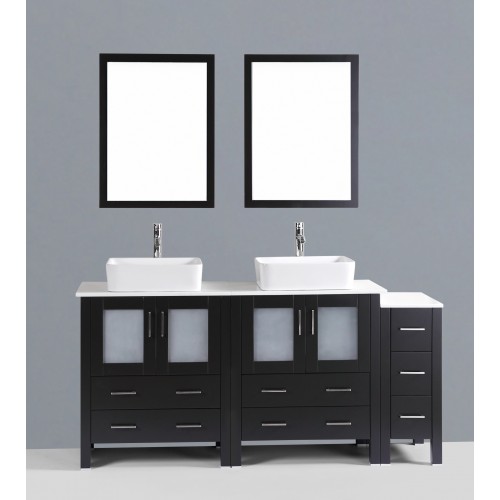 72" Bosconi AB230RC1S Double Vanity