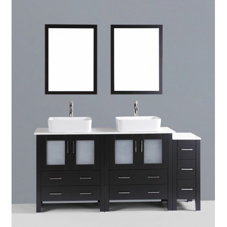 72" Bosconi AB230RC1S Double Vanity