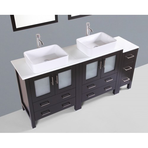 72" Bosconi AB230RC1S Double Vanity