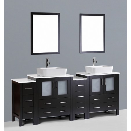 84" Bosconi AB230RC2S Double Vanity