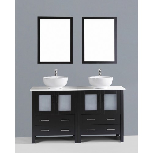 60" Bosconi AB230RO Double Vanity