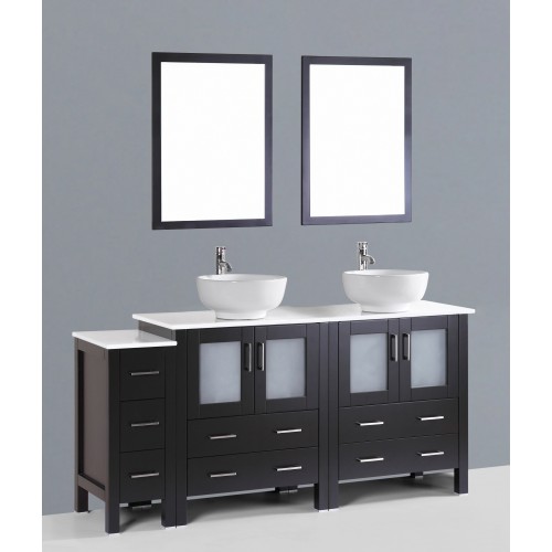 72" Bosconi AB230RO1S Double Vanity