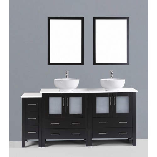 72" Bosconi AB230RO1S Double Vanity