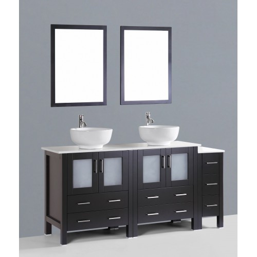 72" Bosconi AB230RO1S Double Vanity