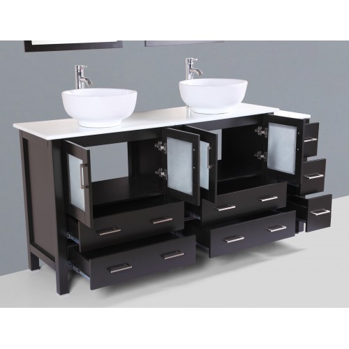 72" Bosconi AB230RO1S Double Vanity