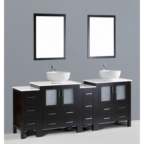 84" Bosconi AB230RO2S Double Vanity