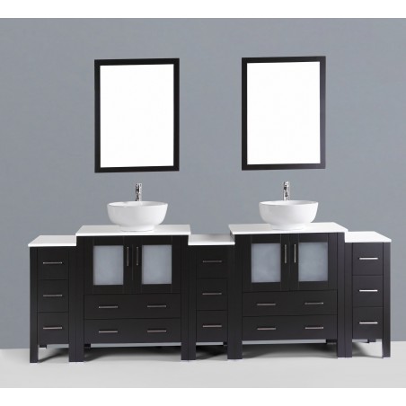 96" Bosconi AB230RO3S Double Vanity