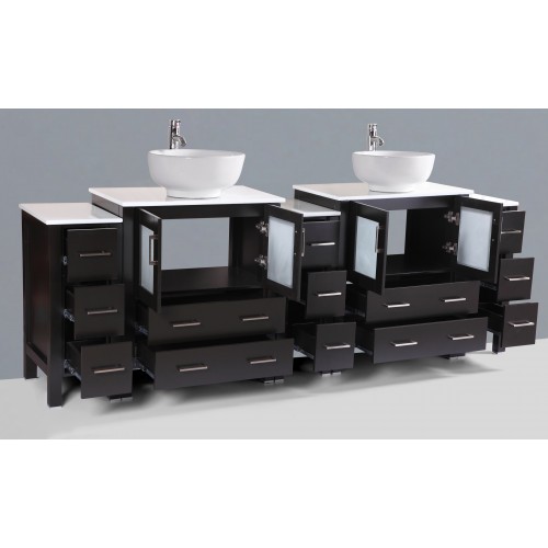 96" Bosconi AB230RO3S Double Vanity