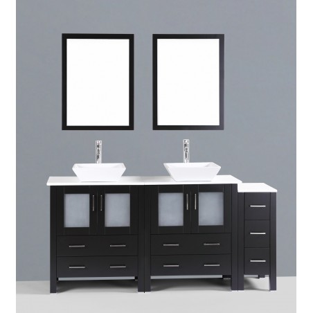 72" Bosconi AB230S1S Double Vanity