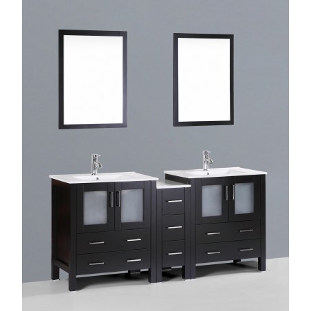 72" Bosconi AB230U1S Double Vanity