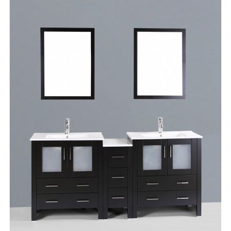 72" Bosconi AB230U1S Double Vanity