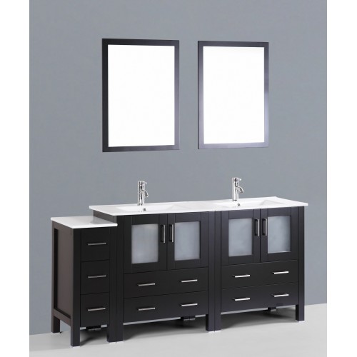 72" Bosconi AB230U1S Double Vanity