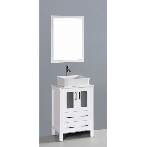 24" Bosconi AW124RC Single Vanity