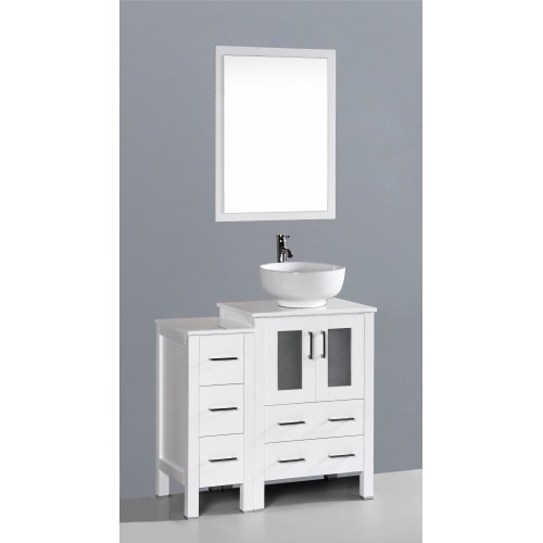 36" Bosconi AW124RO1S Single Vanity