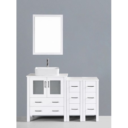 54" Bosconi AW130RC2S Single Vanity