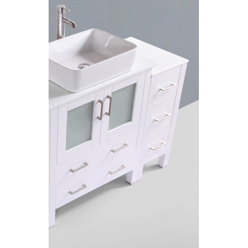 54" Bosconi AW130RC2S Single Vanity