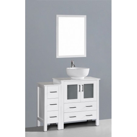 42" Bosconi AW130RO1S Single Vanity