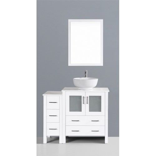 42" Bosconi AW130RO1S Single Vanity