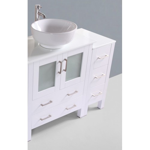 42" Bosconi AW130RO1S Single Vanity