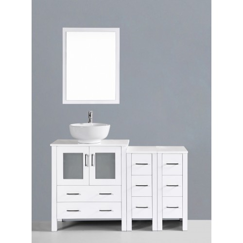 54" Bosconi AW130RO2S Single Vanity