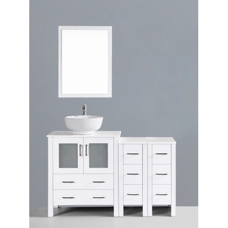 54" Bosconi AW130RO2S Single Vanity