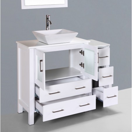 42" Bosconi AW130S1S Single Vanity