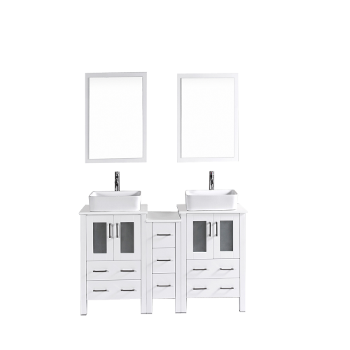 60" Bosconi AW224RC1S Double Vanity