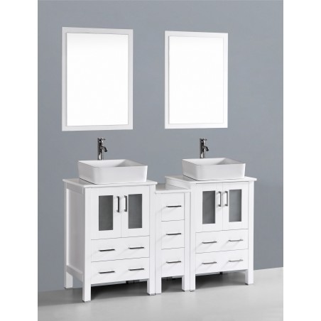 60" Bosconi AW224RC1S Double Vanity