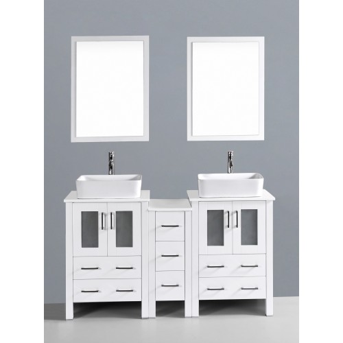 60" Bosconi AW224RC1S Double Vanity