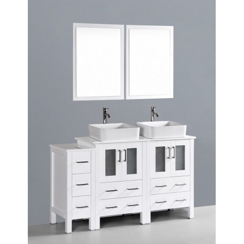 60" Bosconi AW224RC1S Double Vanity