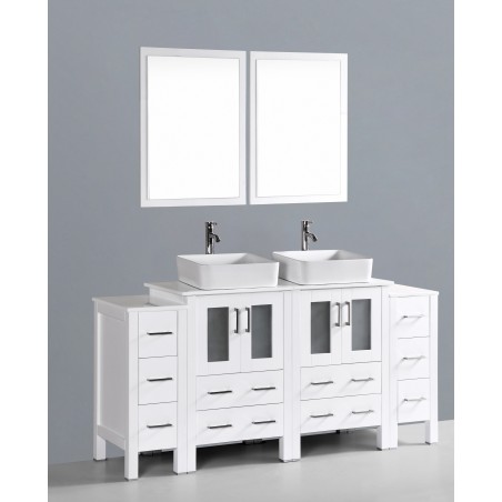 72" Bosconi AW224RC2S Double Vanity