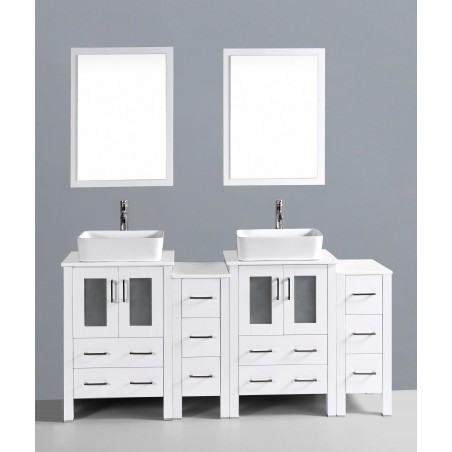 72" Bosconi AW224RC2S Double Vanity