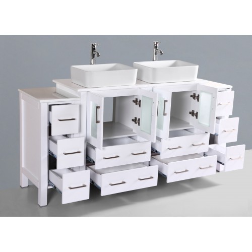 72" Bosconi AW224RC2S Double Vanity