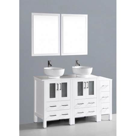 60" Bosconi AW224RO1S Double Vanity