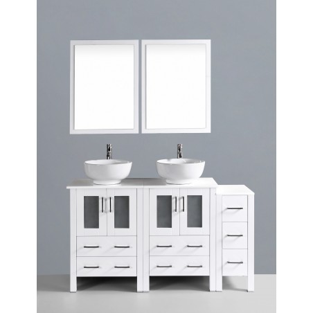 60" Bosconi AW224RO1S Double Vanity