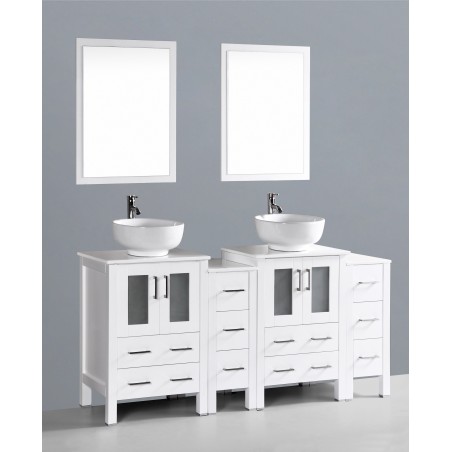 72" Bosconi AW224RO2S Double Vanity