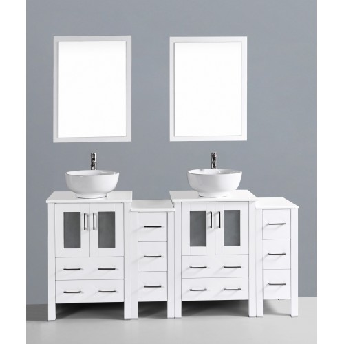 72" Bosconi AW224RO2S Double Vanity