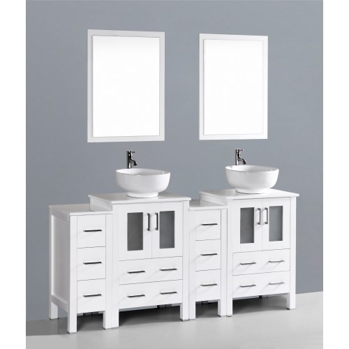 72" Bosconi AW224RO2S Double Vanity