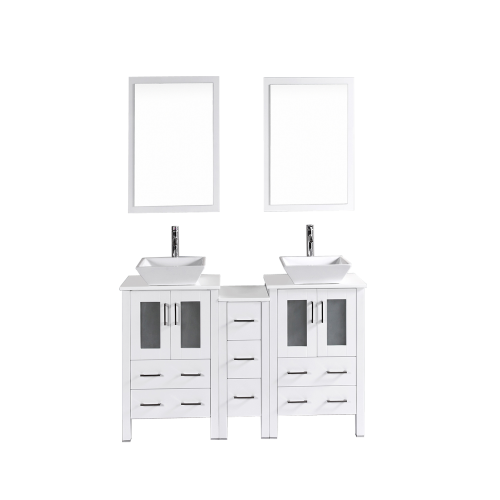 60" Bosconi AW224S1S Double Vanity