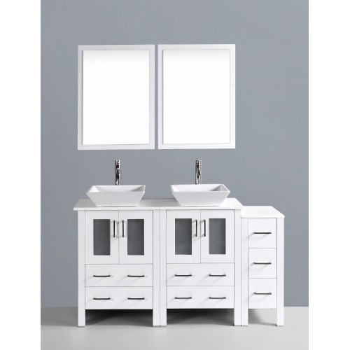 60" Bosconi AW224S1S Double Vanity