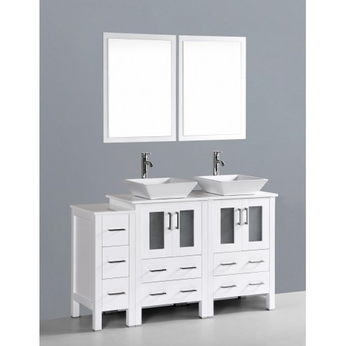 60" Bosconi AW224S1S Double Vanity