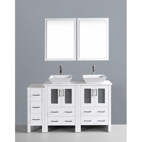 60" Bosconi AW224S1S Double Vanity