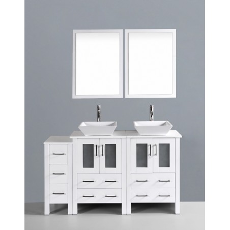 60" Bosconi AW224S1S Double Vanity