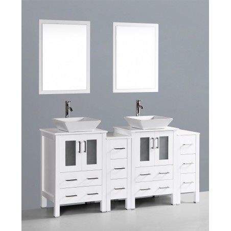 72" Bosconi AW224S2S Double Vanity