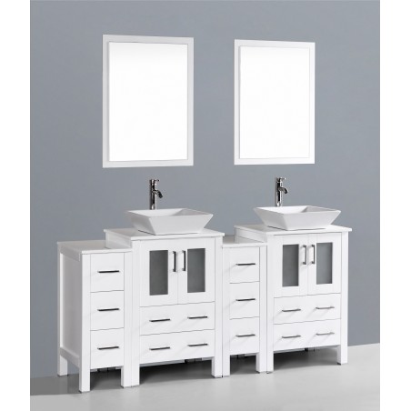 72" Bosconi AW224S2S Double Vanity