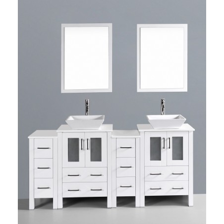 72" Bosconi AW224S2S Double Vanity