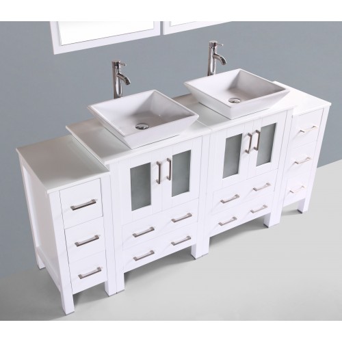 72" Bosconi AW224S2S Double Vanity